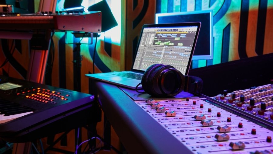 Music Record Studio Control Desk