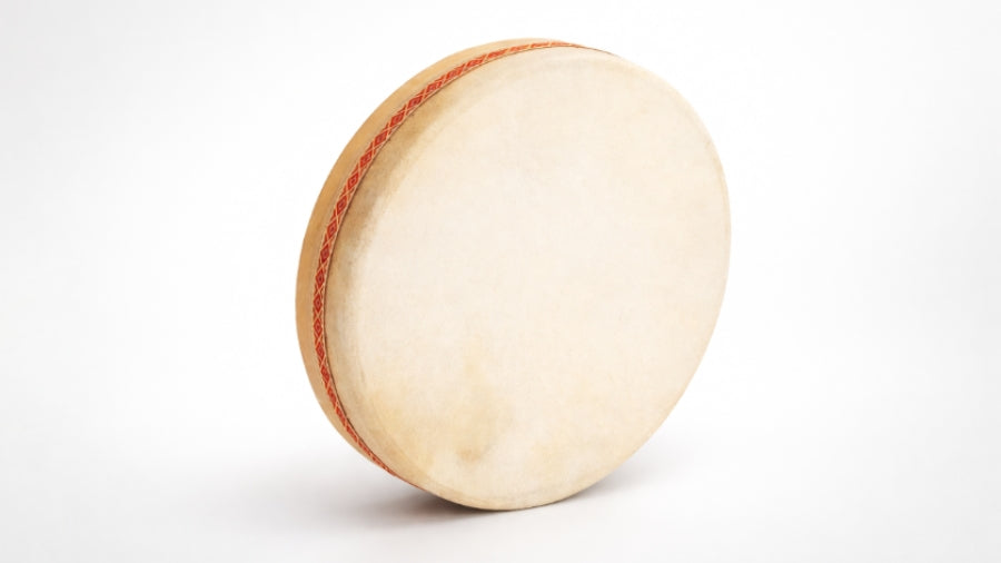 Besar Ocean Drum on silver background