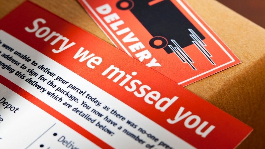 missing package unable to deliver