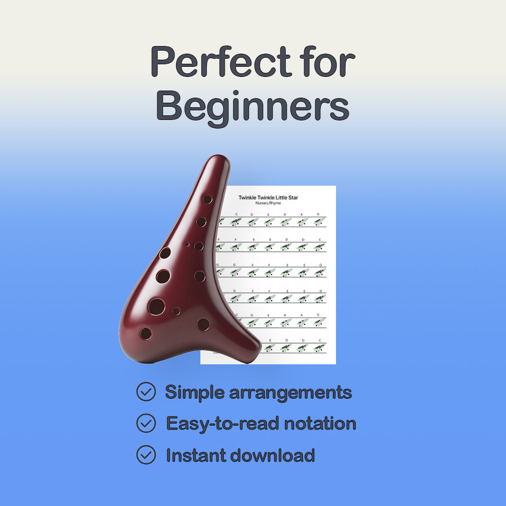 Oh Shenendoah - 12 Hole Ocarina Tab