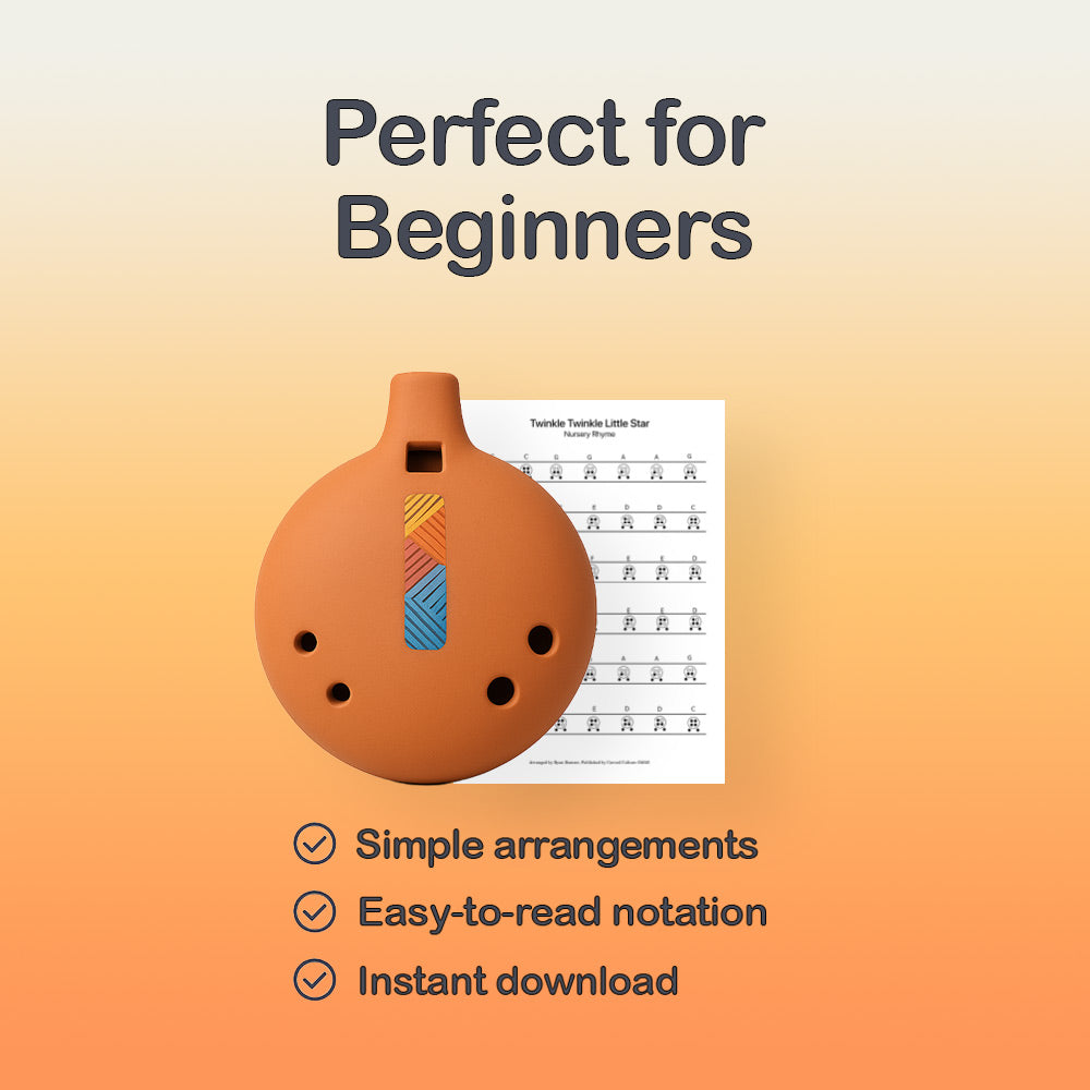 Oh Susanna - 6 Hole Ocarina Tab