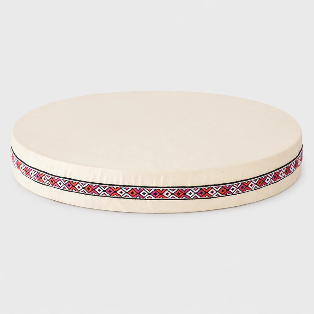 Besar Ocean Drum Instrument with geometric ribbon