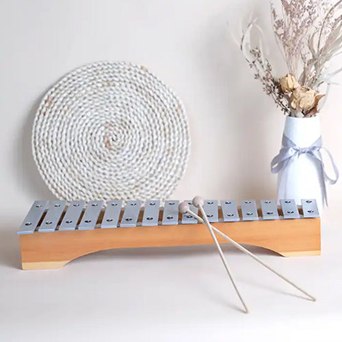 15 note hash wooden metal metallophone