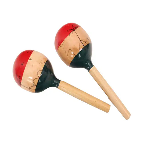 pair of Mexican design maracas