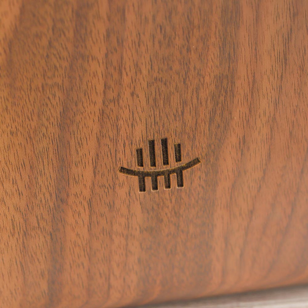 close up of hluru logo