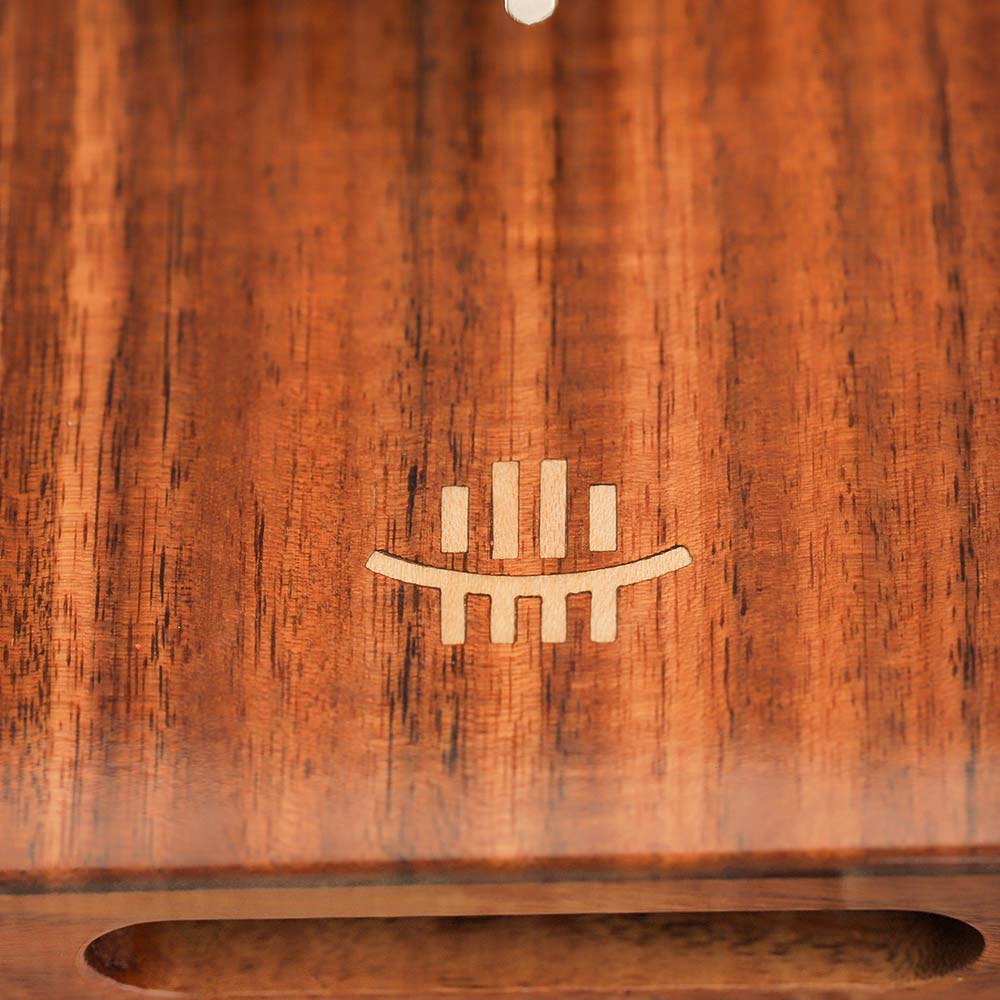 close up of hluru sound box