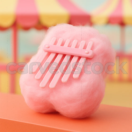 Kalimba – Pink Candyfloss (Stock Image)