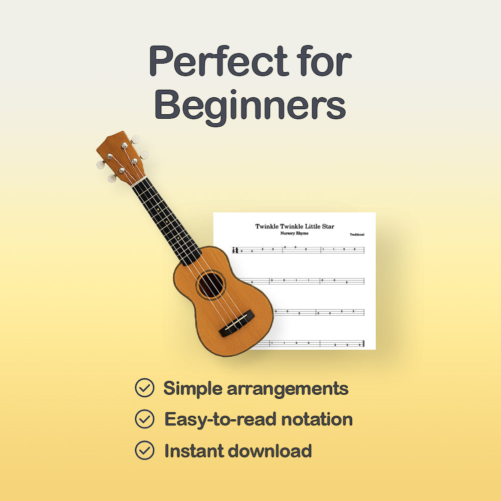 Ring A Ring A Roses - Ukulele Tab