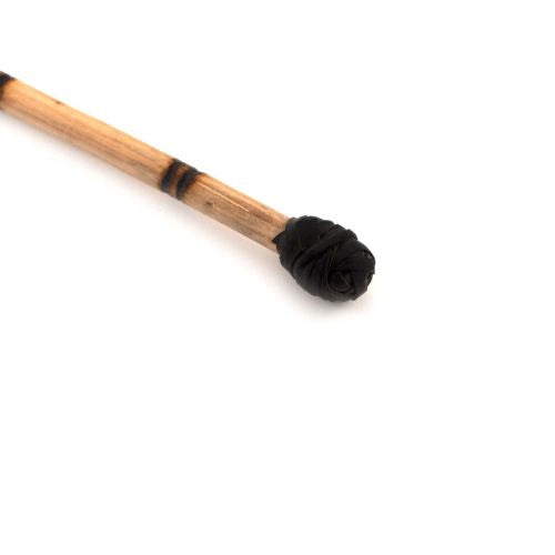rubber head stick with burned on design