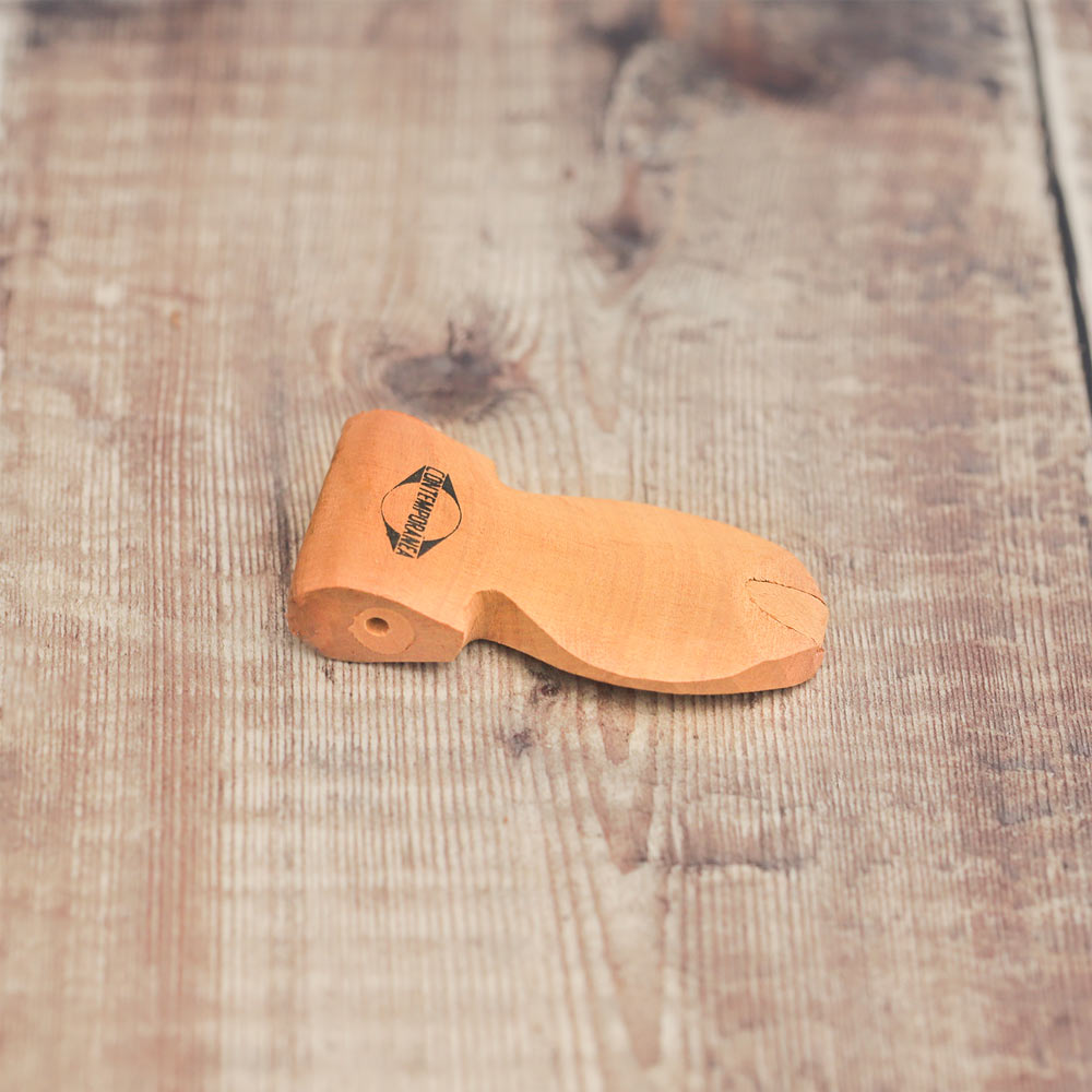 A close up photo of an Apito Samba whistle