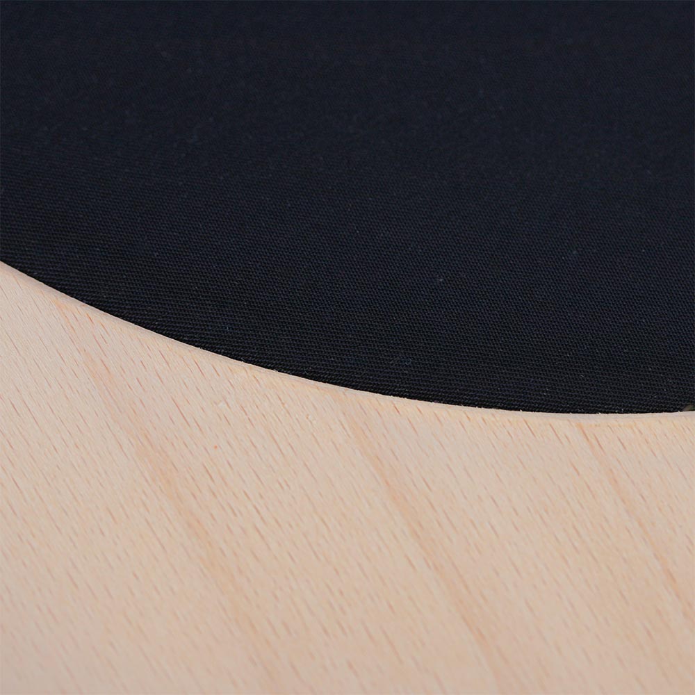 close up of bodhran drum