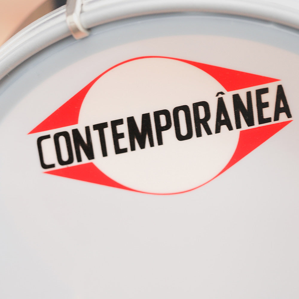 close up of logo of tamborim