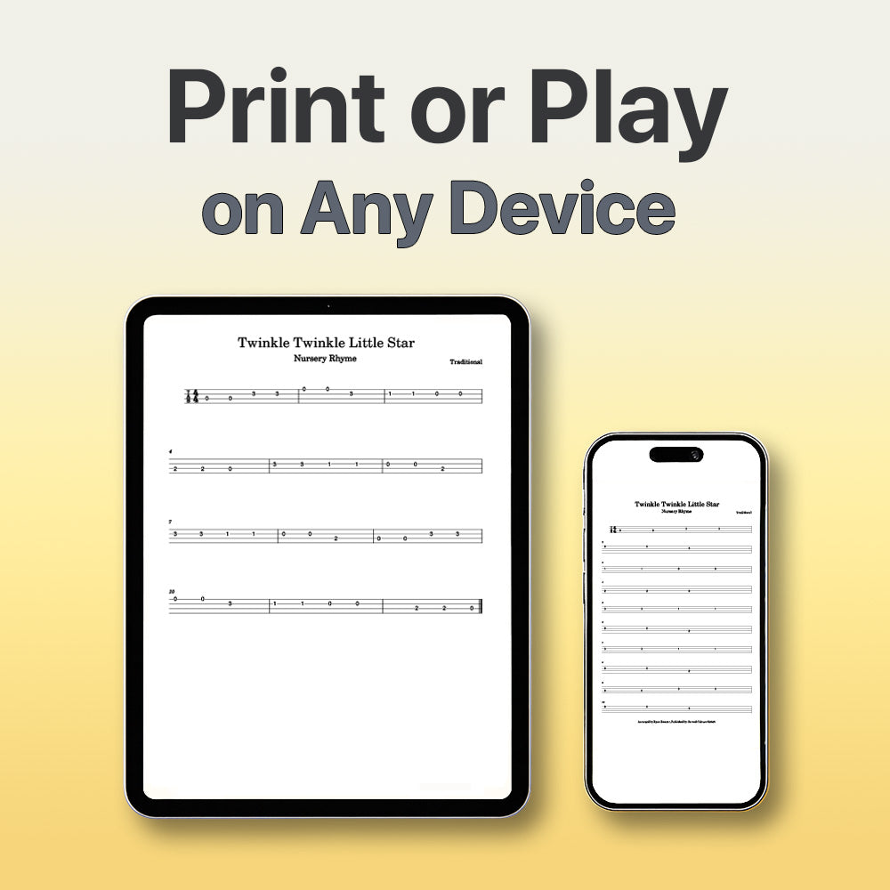 Ring A Ring A Roses - Ukulele Tab