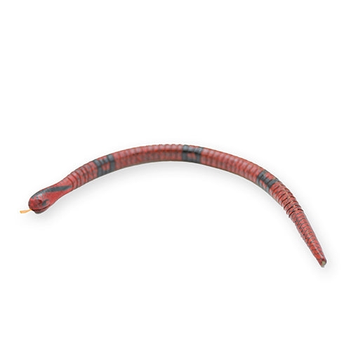 Handmade Red Fidget Snake Decor Ornament