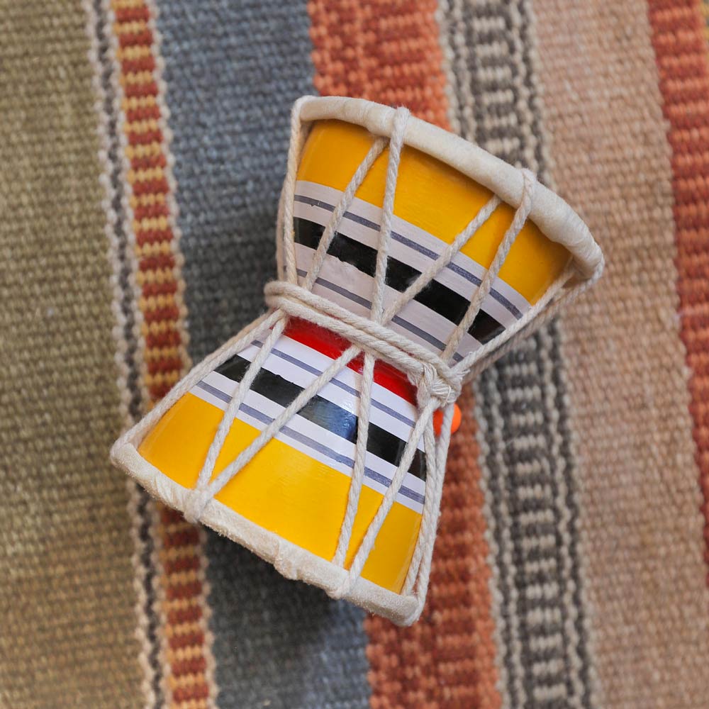 Close up of Damaru Twist Drum