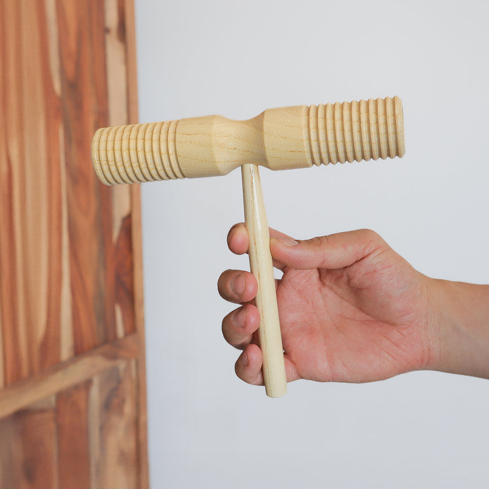 T shape tone block agogo in hand