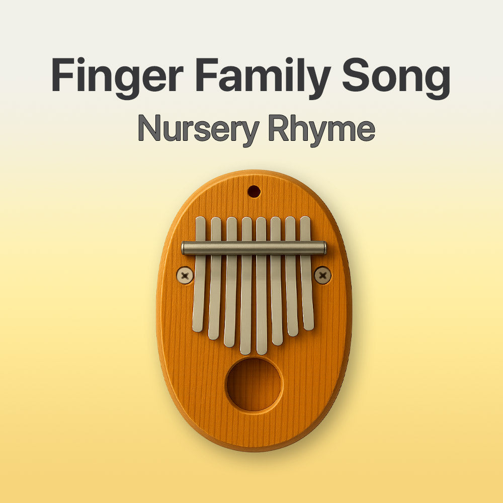 The Finger Family Song - 8 Note Pocket Kalimba Tab