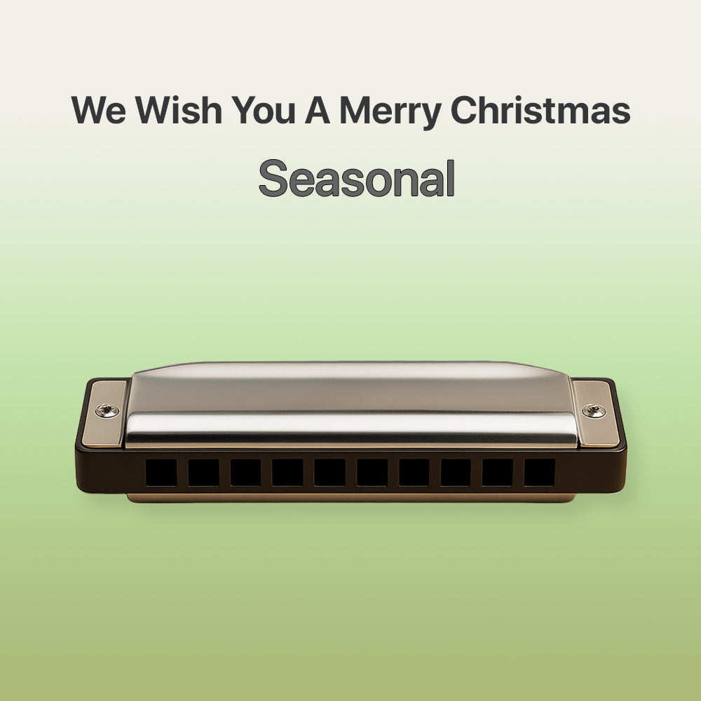 We wish you a merry christmas - Harmonica tab