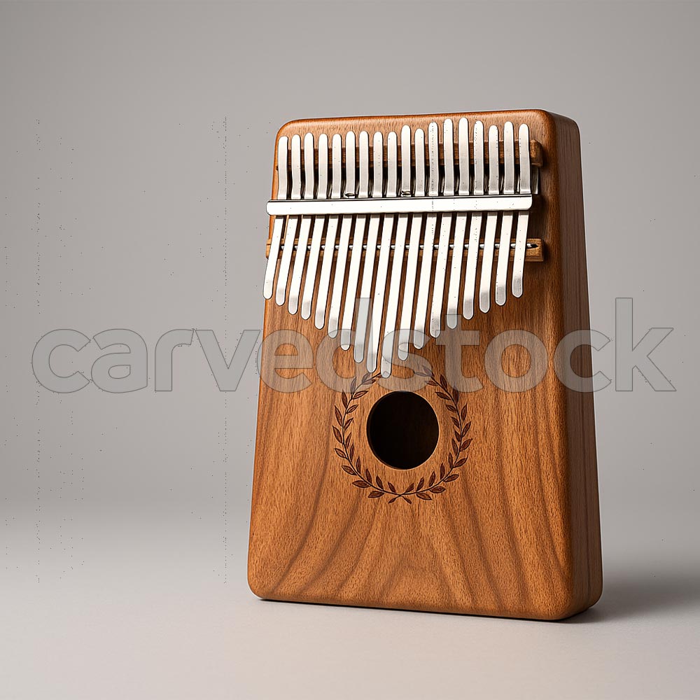 Kalimba – Minimal Light Grey Style (Stock Image)
