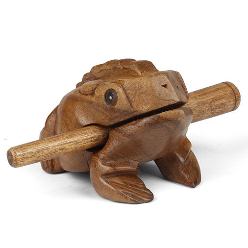 Croaking Frog Güiro - Carved Culture