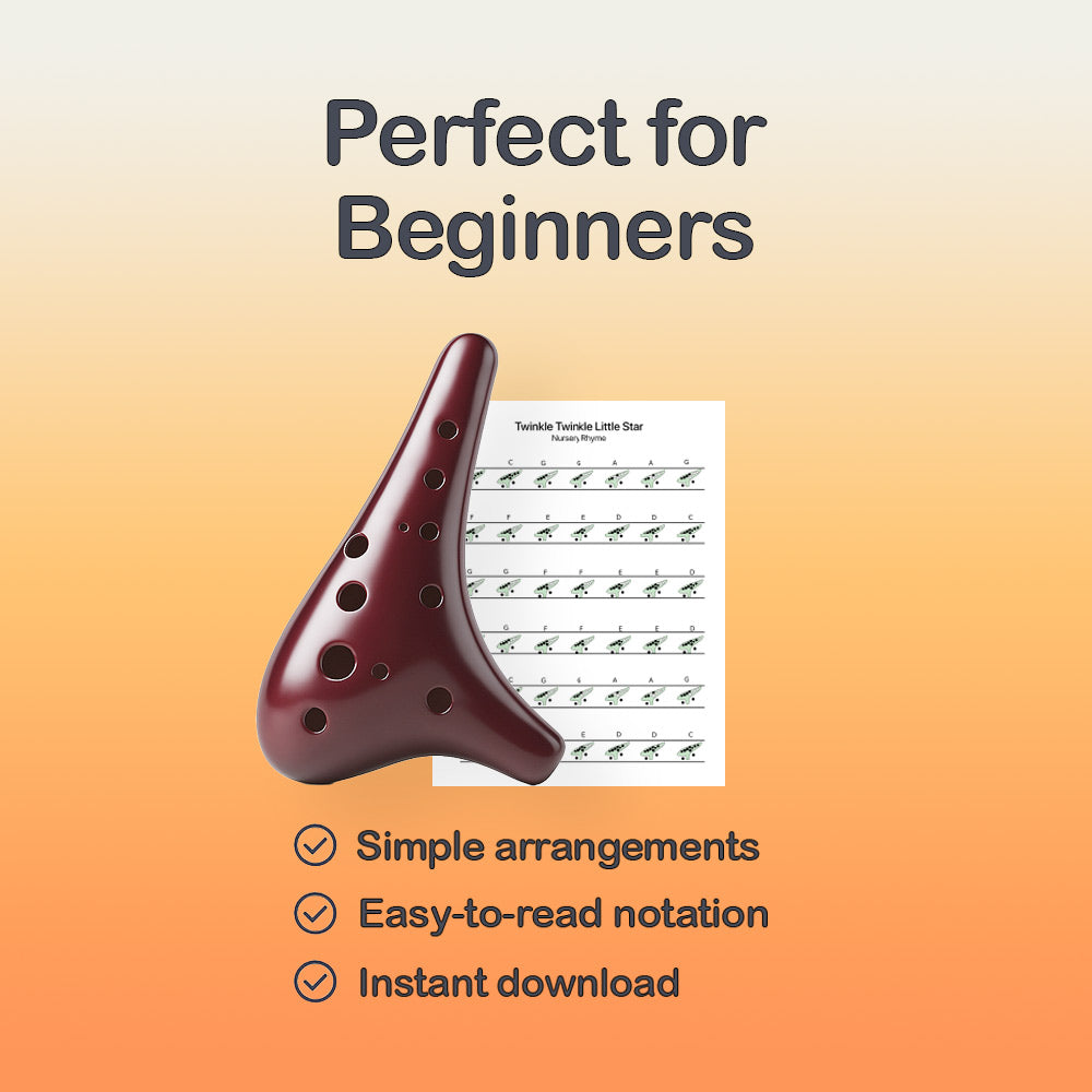 Beautiful dreamer - 12 Hole Ocarina Tab