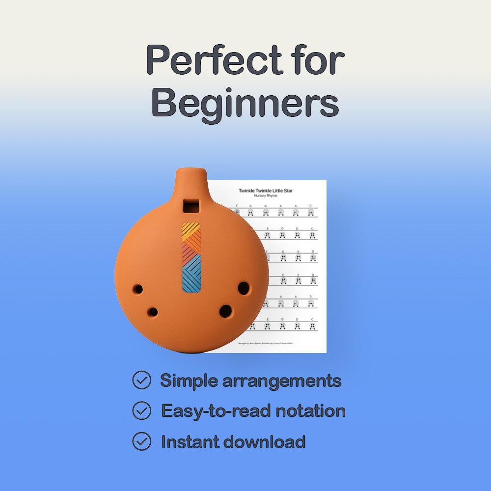 Oh Shenendoah - 6 Hole Ocarina Tab