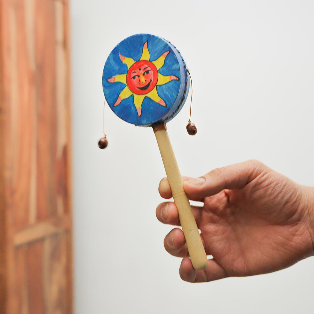Buy The Hand Painted Kumai Monkey Drum buy-the-hand-painted-kumai-monkey-drum