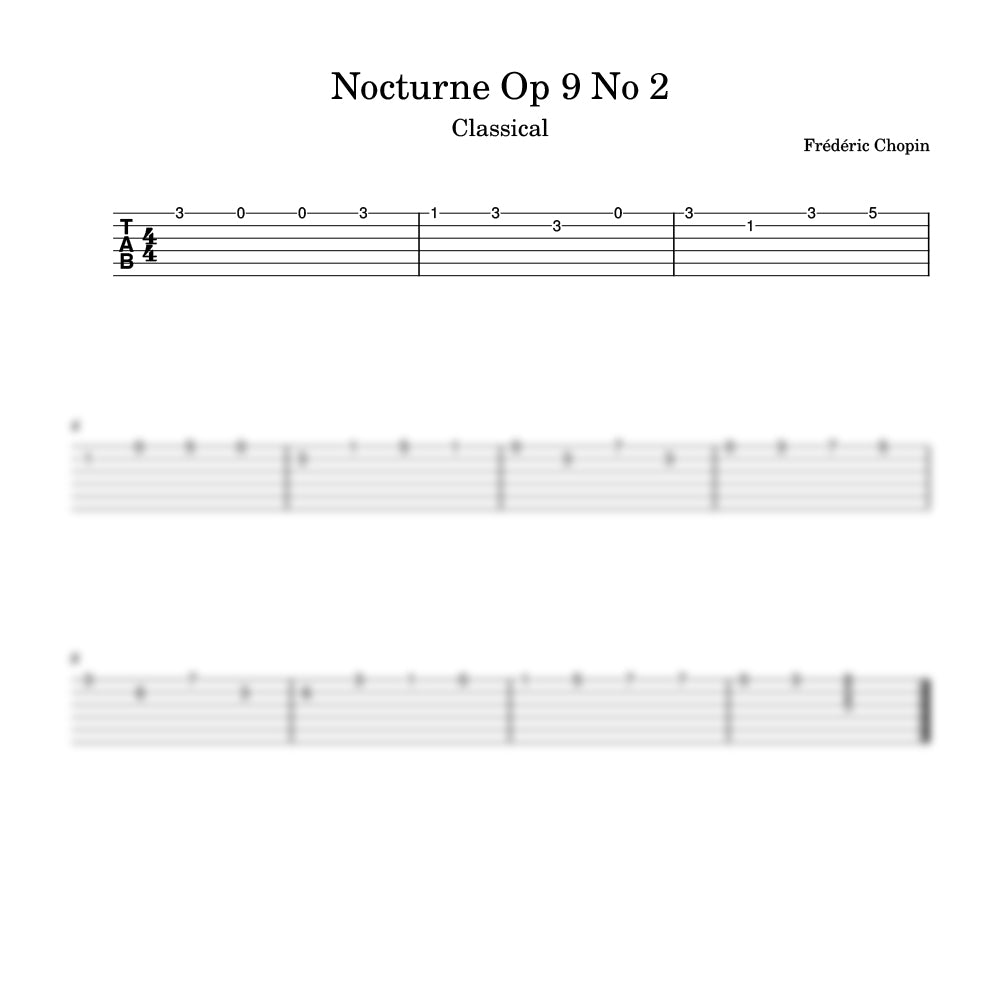 Nocturne guitar preview 