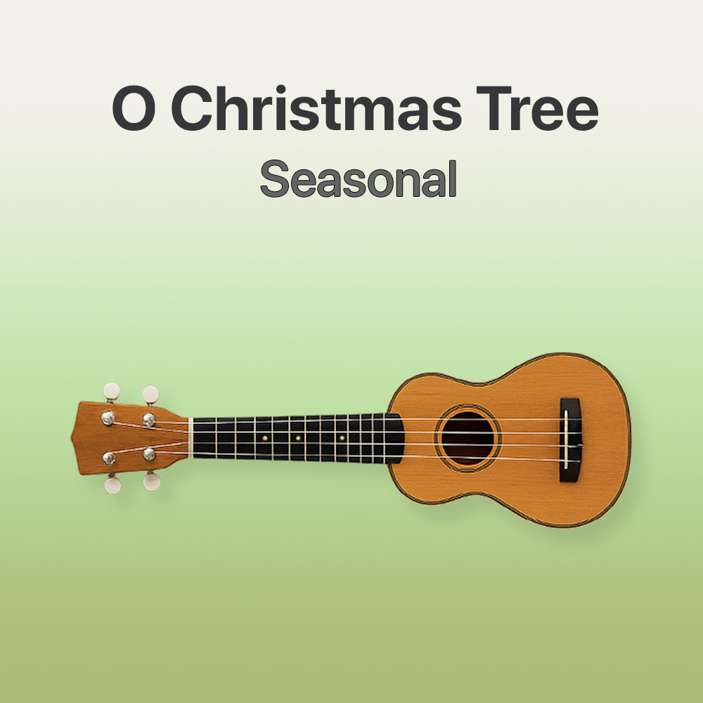 ukulele tab o Christmas tree 