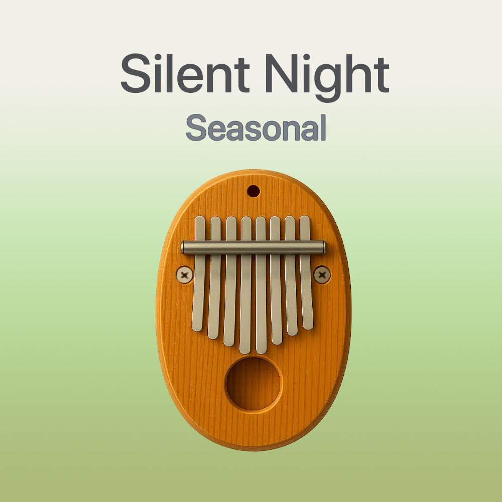 Silent Night - 8 Note Pocket Kalimba Tab