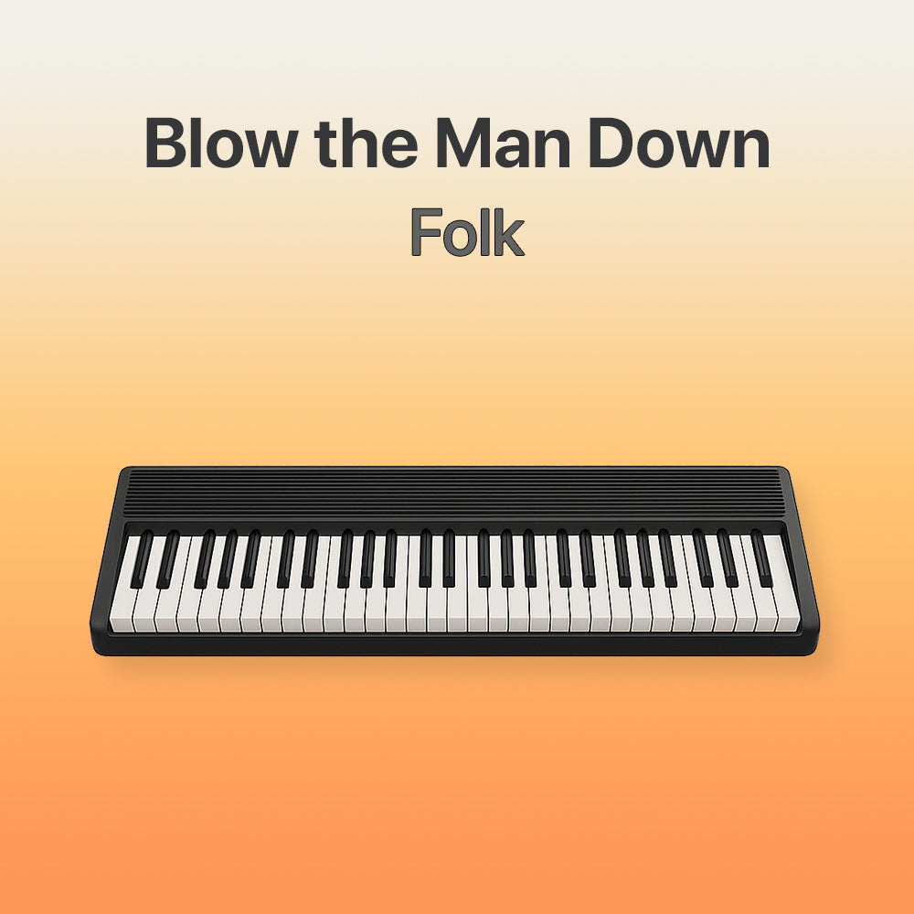 blow the man down piano sheet