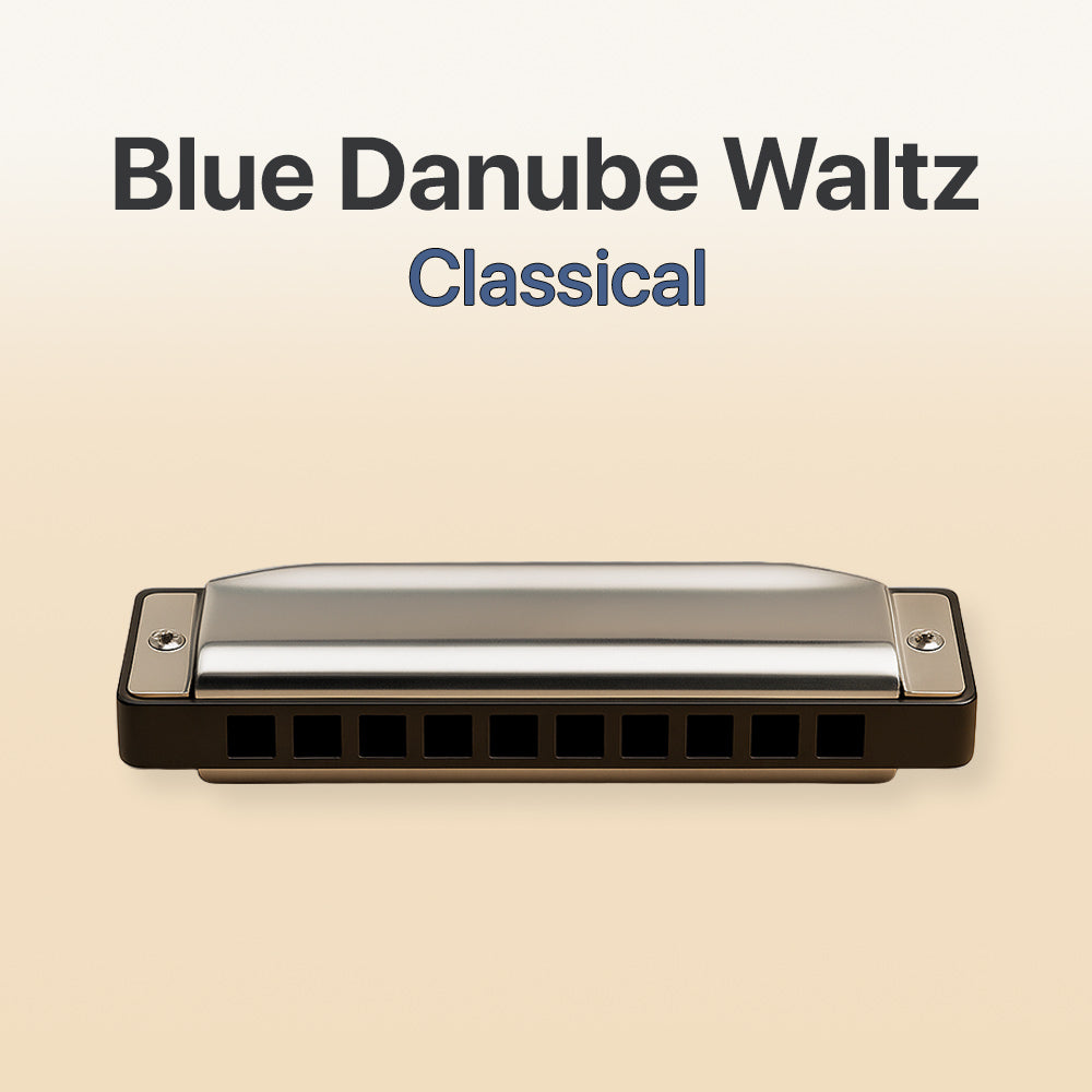 Johann Strauss Blue Danube Waltz - Harmonica tab