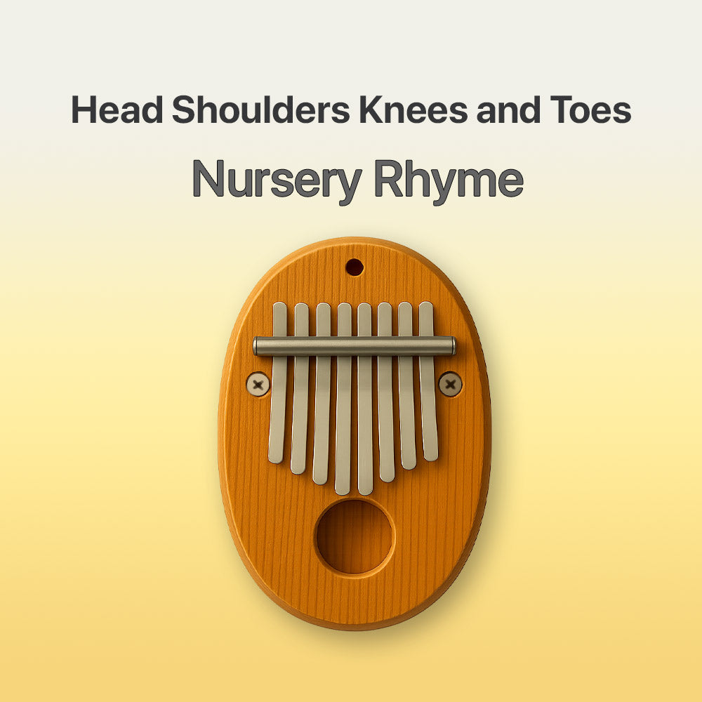 Head, Shoulders, Knees And Toes - 8 Note Pocket Kalimba Tab