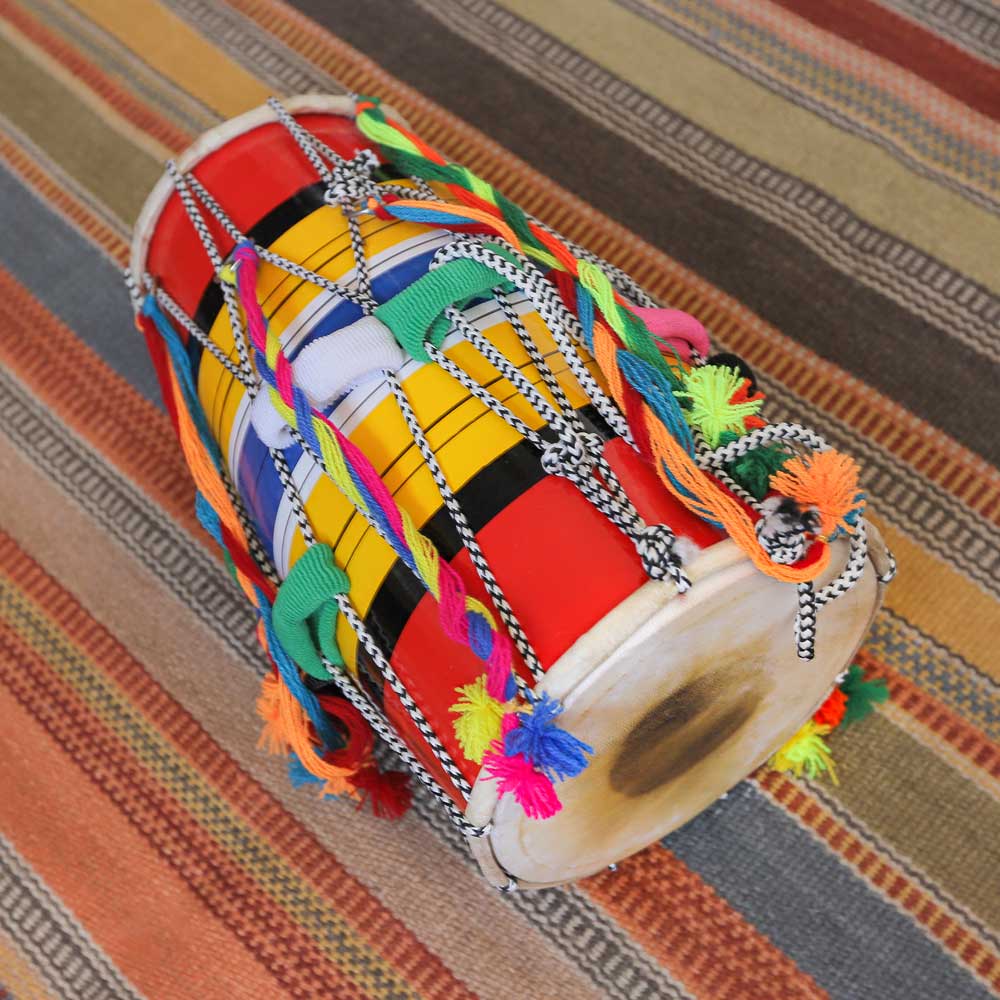 Close up of Bhangra Dhol Drum