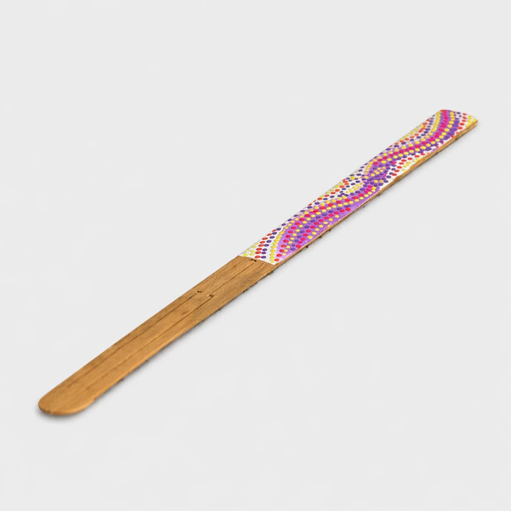 Bamboo Karinding Mouth Jaw Harp Dot Painted Design