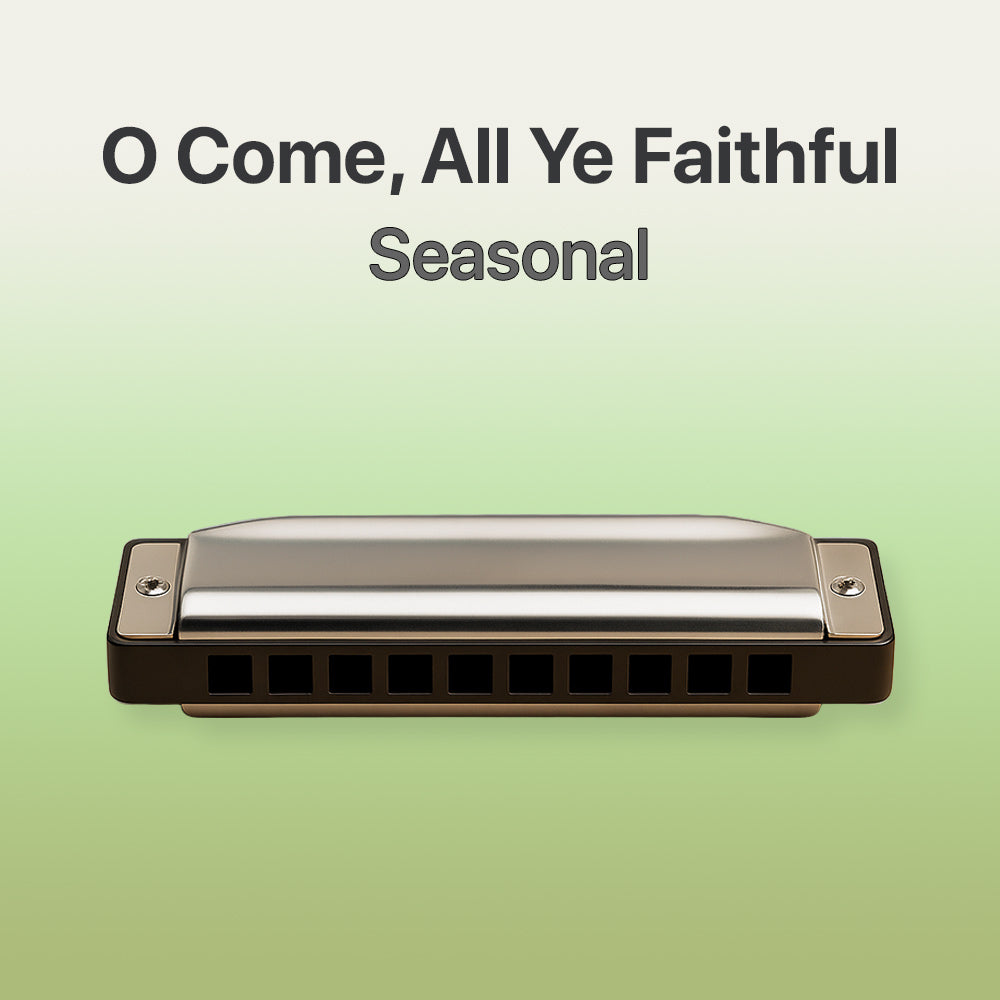 O come all ye faithful - Harmonica tab