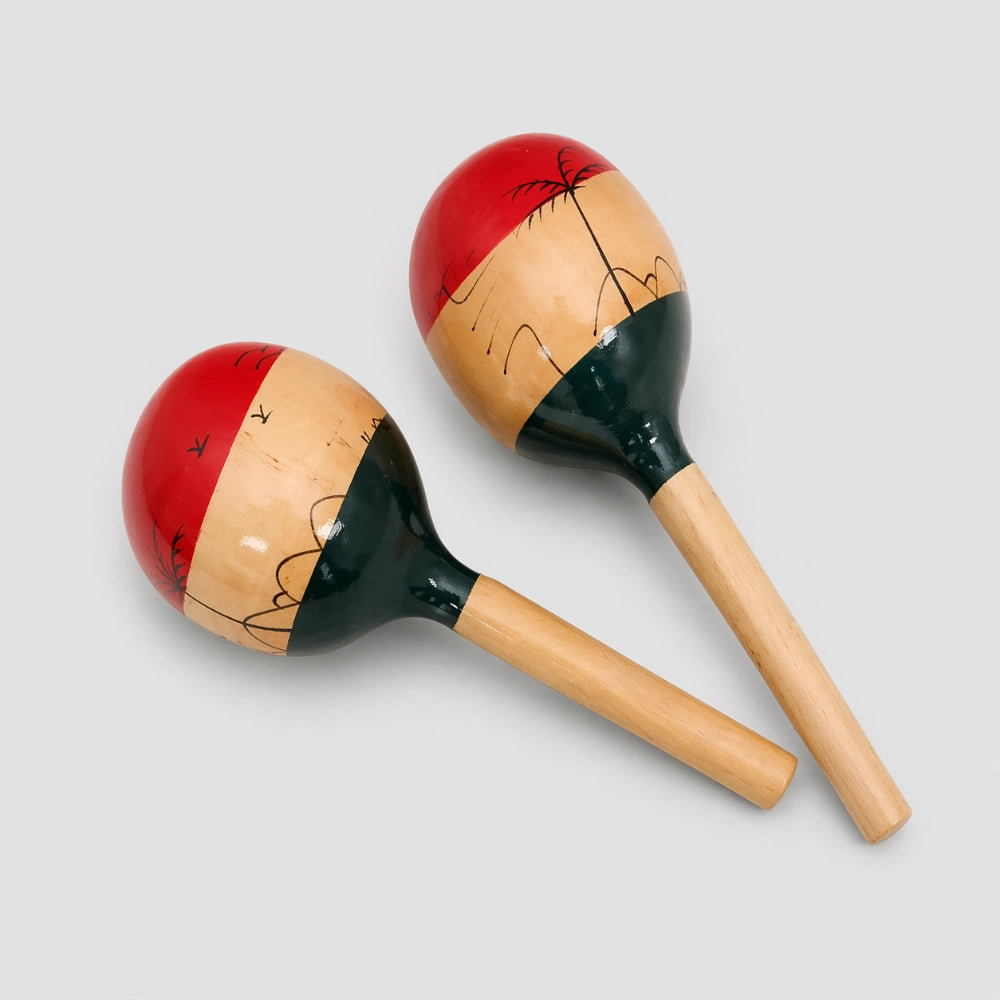 pair of Mexican design maracas 