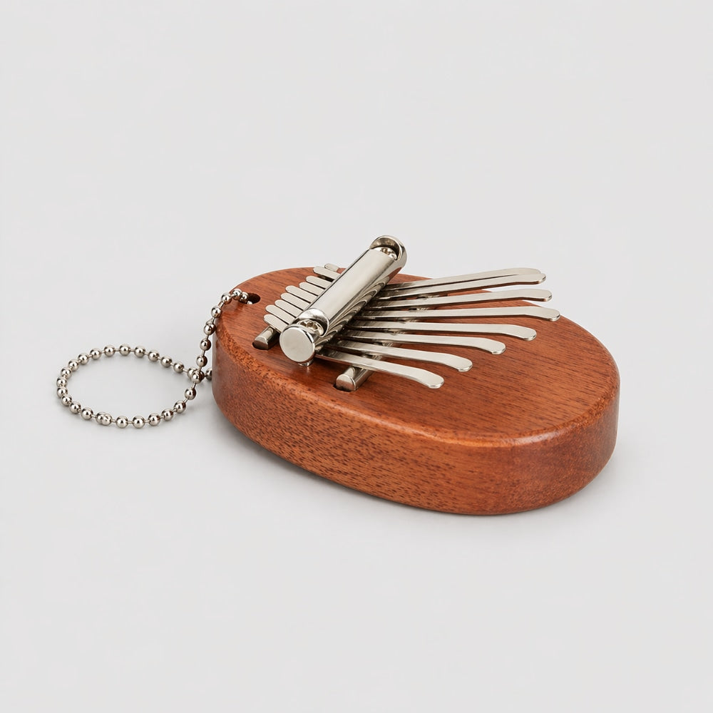 Close up of Chisai Pocket Kalimba (8 note)