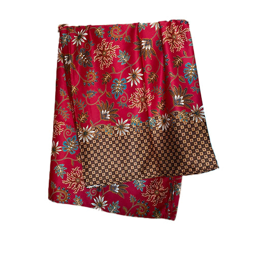 Silk Red Batic Sarong