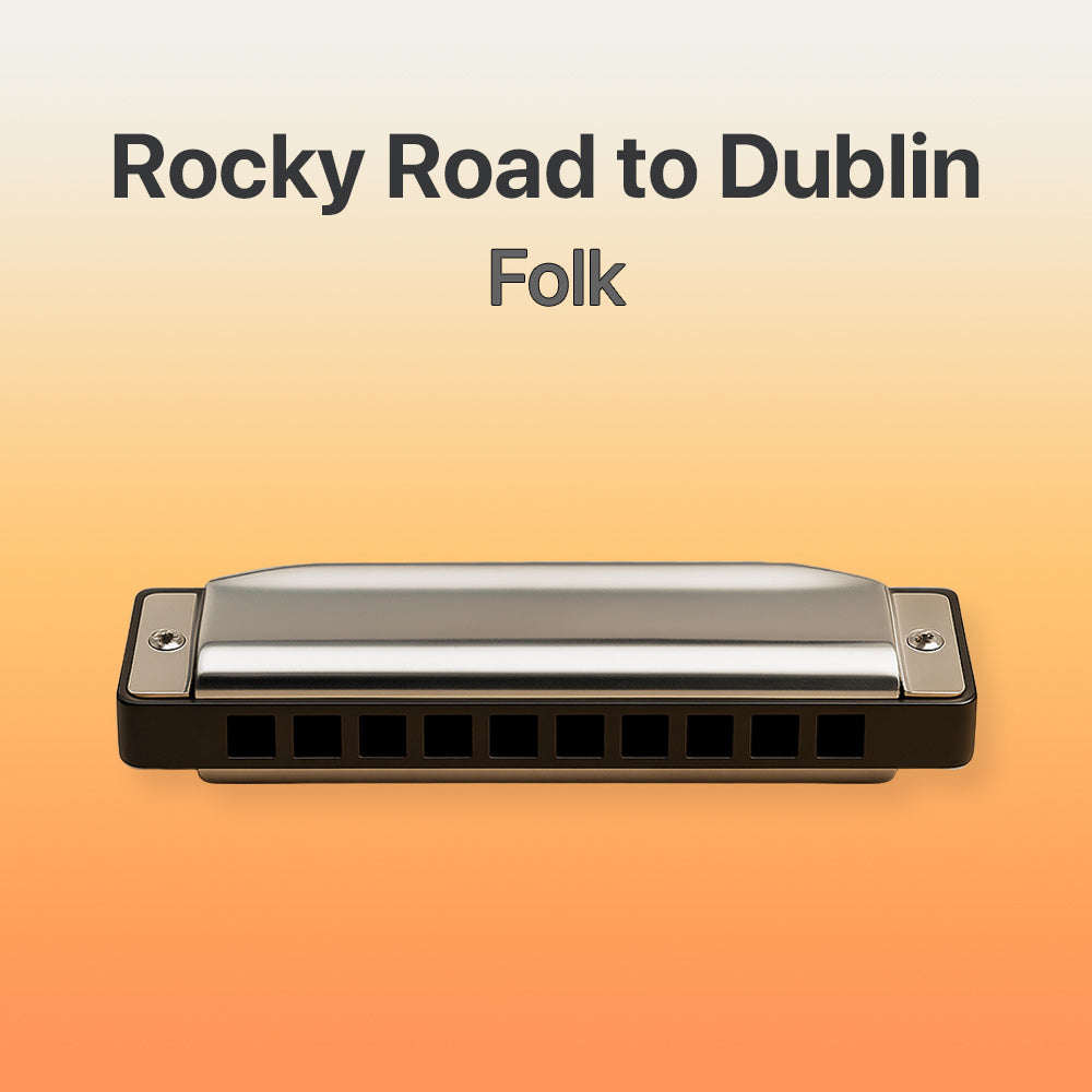 rocky road to Dublin harmonica tab