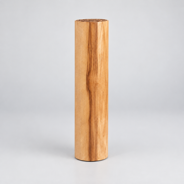Schlagwerk Raindance Infinity Rain Tower on silver-grey studio background