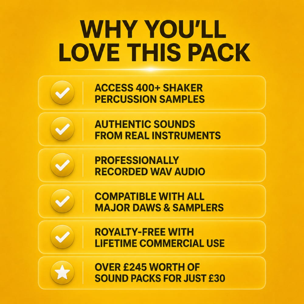 Shaker Sample Pack