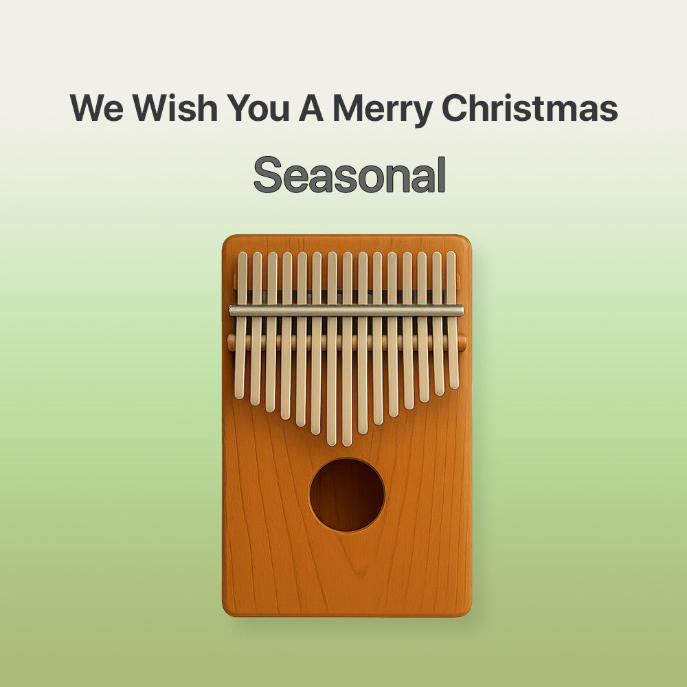 we wish you a merry Christmas kalimba tab
