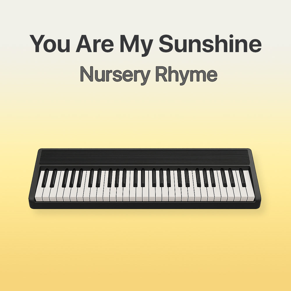 you are my sunshine piano sheet music